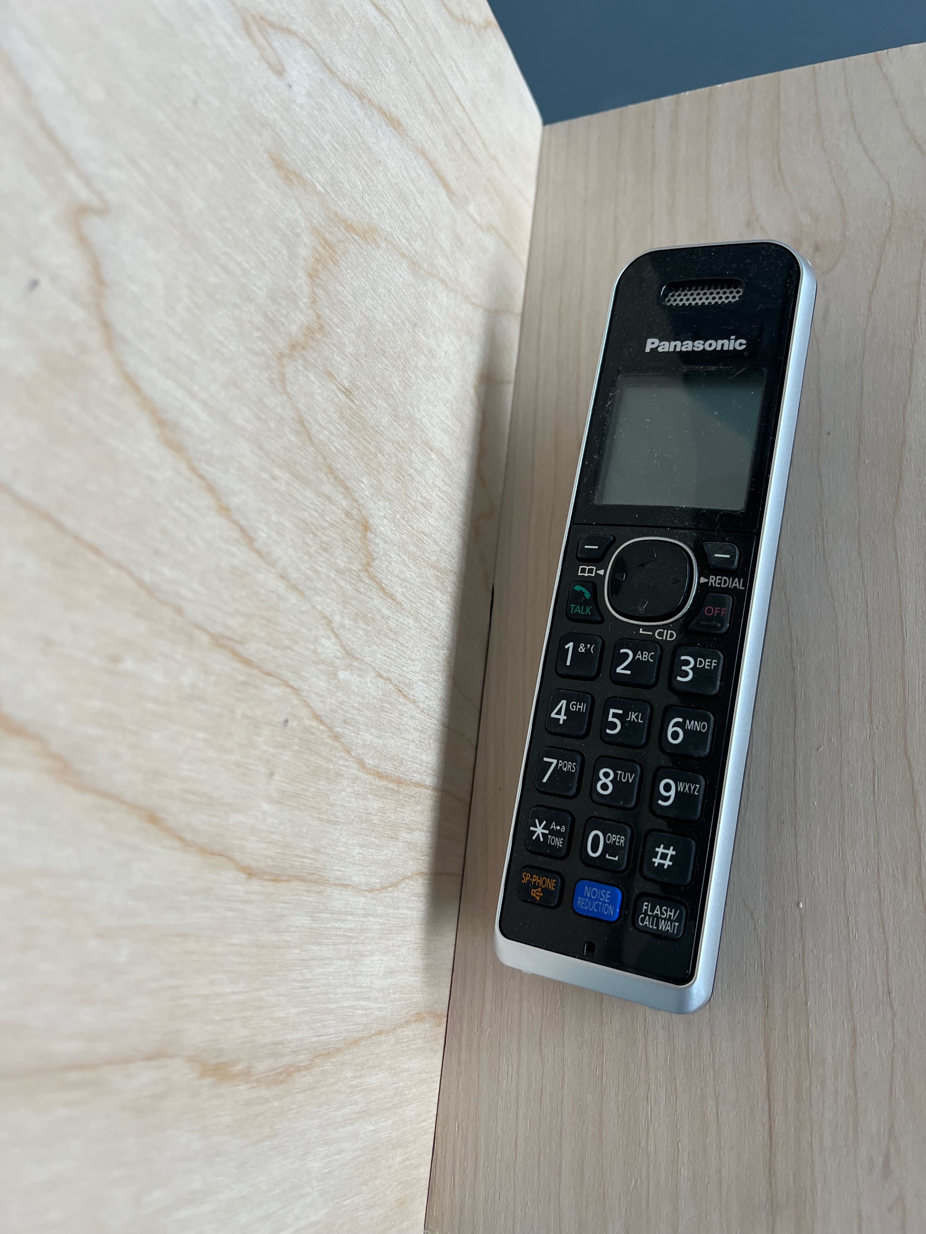 Image of a Panasonic landline phone
